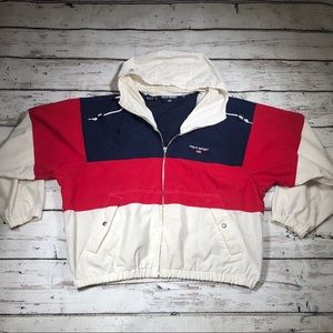 Vintage Polo Sport Windbreaker Jacket Color Block